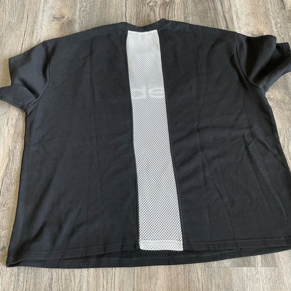 Bebe Women’s Black Short Sleeve Sweatshirt, size 3x - Picture 4 of 5